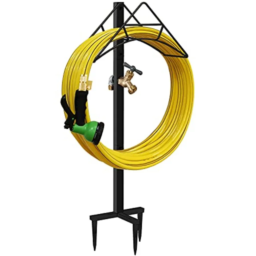 Outdoor Hose Holder Stand Brass Spigot - Freestanding Metal Water Pipe Extension Hanger Stake Heavy Duty Storage Organizer for
Outdoor Hose Holder Stand Brass Spigot - Freestanding Metal Water Pipe Extension Hanger Stake Heavy Duty Storage Organizer for