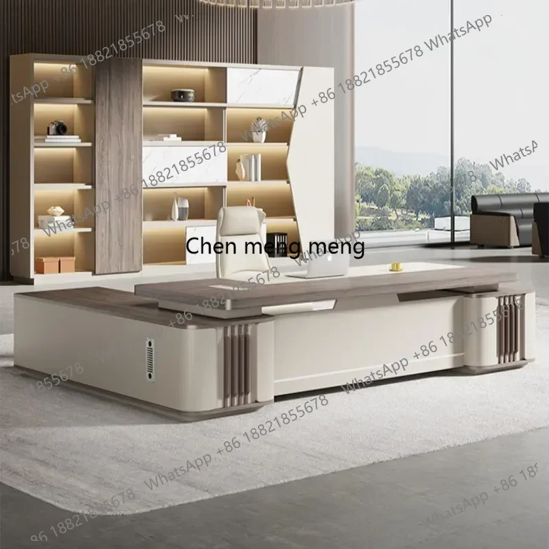 E182 High Quality Boss Office Desk Luxury Storage Conference Modern European Work Corner Desks Drawers Accessories Bureau Furnit
E182 High Quality Boss Office Desk Luxury Storage Conference Modern European Work Corner Desks Drawers Accessories Bureau Furnit