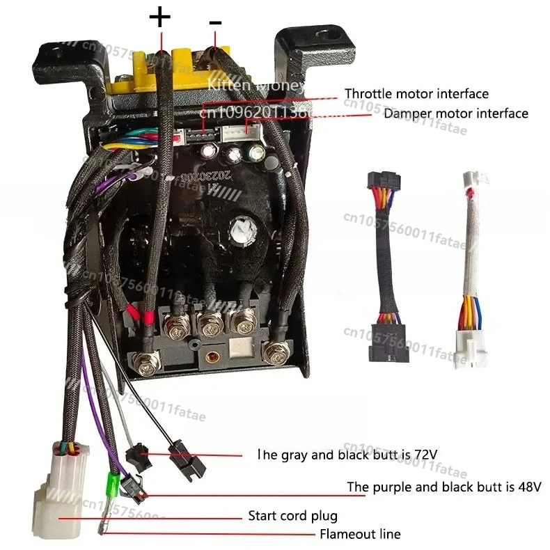 48V 60V 72V Range Extender Controller, Dual Stepper, Frequency Conversion, Integrated, Automatic Damper, Automatic Throttle
48V 60V 72V Range Extender Controller, Dual Stepper, Frequency Conversion, Integrated, Automatic Damper, Automatic Throttle