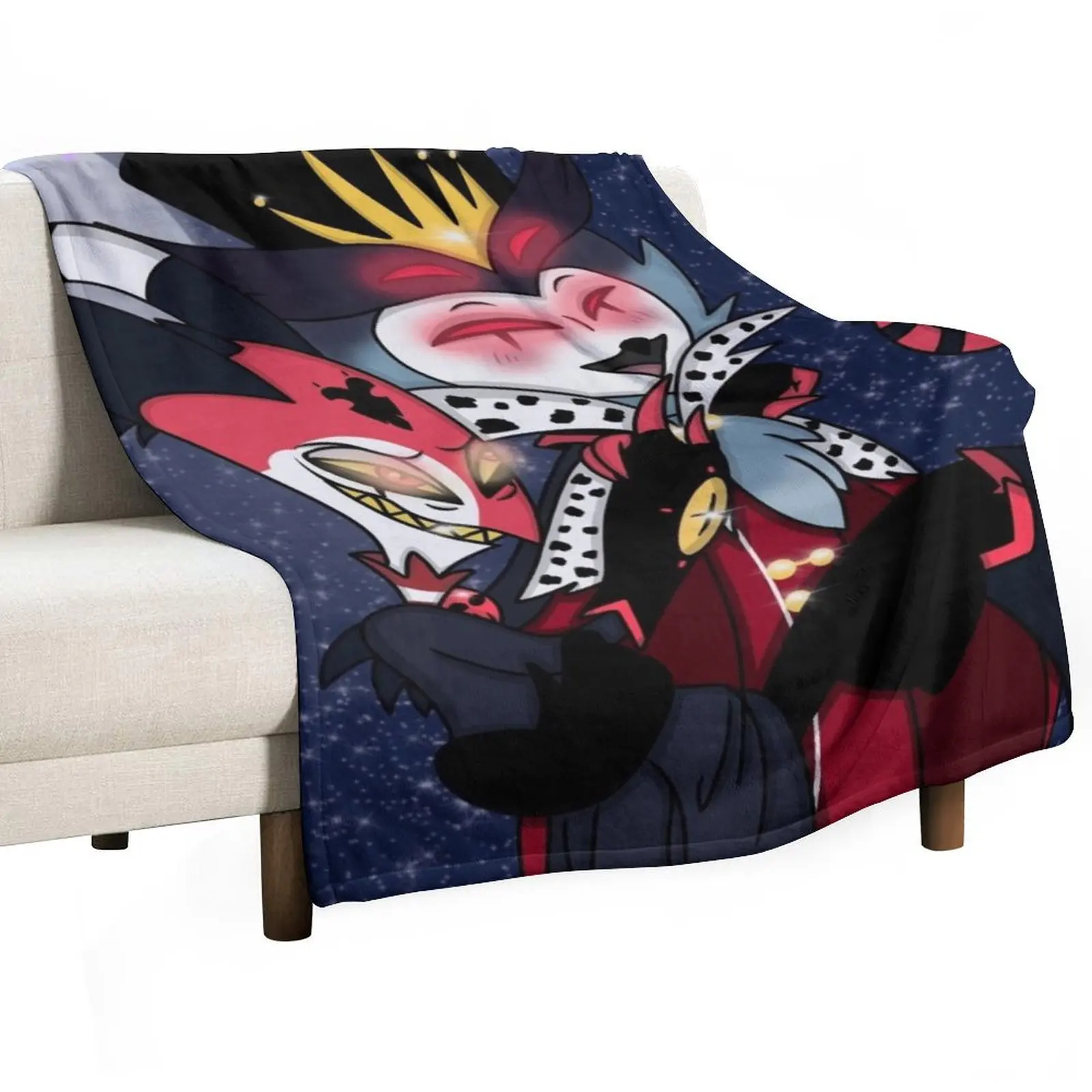 Helluva Boss (Blitzo X Stolas) Throw Blanket Travel Size Cozy Blanket for Plane Train
Helluva Boss (Blitzo X Stolas) Throw Blanket Travel Size Cozy Blanket for Plane Train