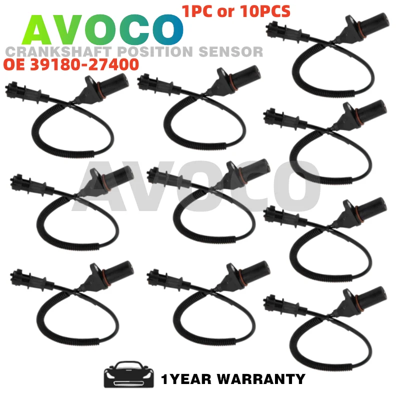 1/10PCS 39180-27400 3918027400 Crankshaft Position Sensor For Hyundai kia Santa fe Coupe Elantra Carens Carnival Cerato Sorento
1/10PCS 39180-27400 3918027400 Crankshaft Position Sensor For Hyundai kia Santa fe Coupe Elantra Carens Carnival Cerato Sorento