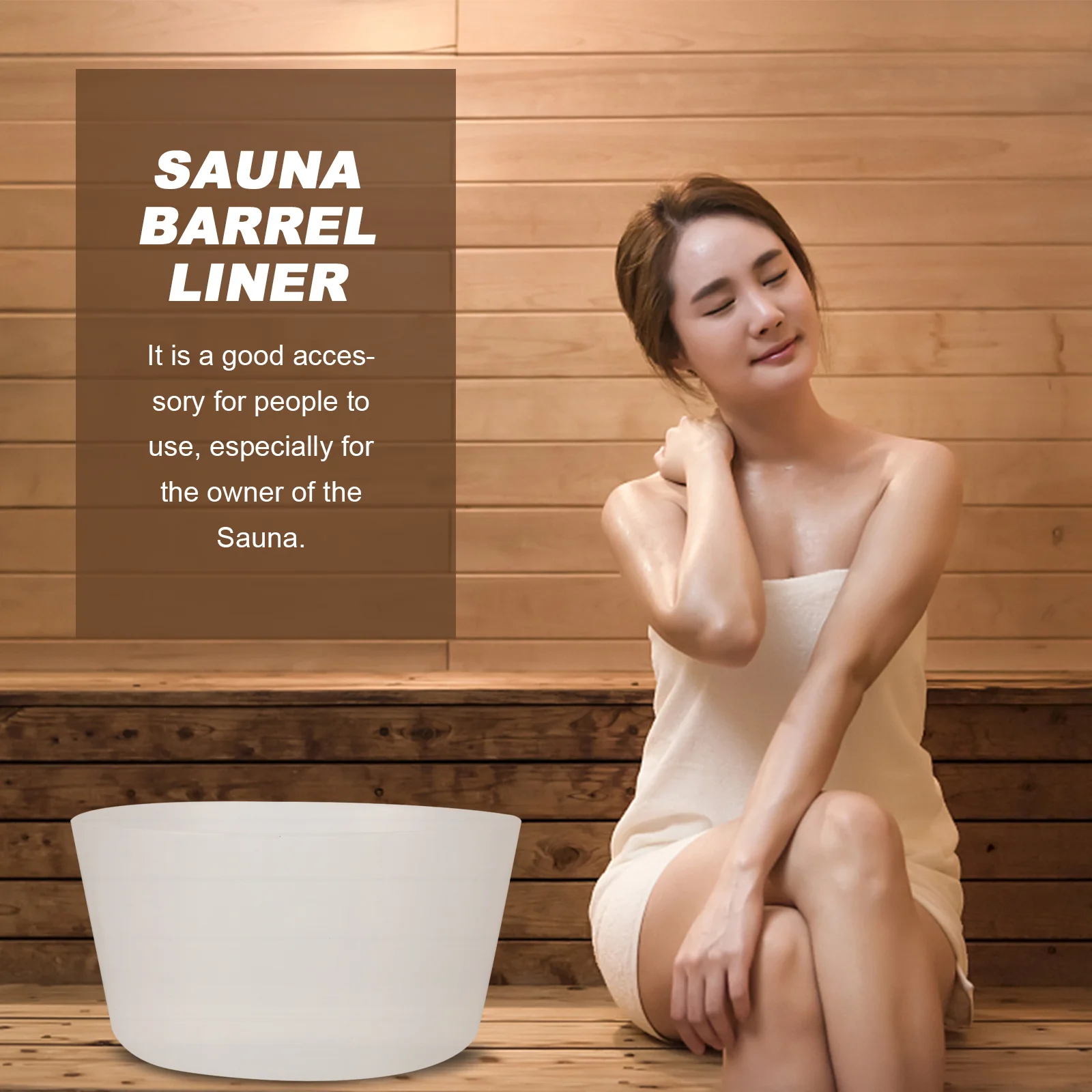 1Pcs Sauna Barrel Liner Premium Quality PP Durable Spa Tool Practical Use for Sauna Swimming Accessory
1Pcs Sauna Barrel Liner Premium Quality PP Durable Spa Tool Practical Use for Sauna Swimming Accessory