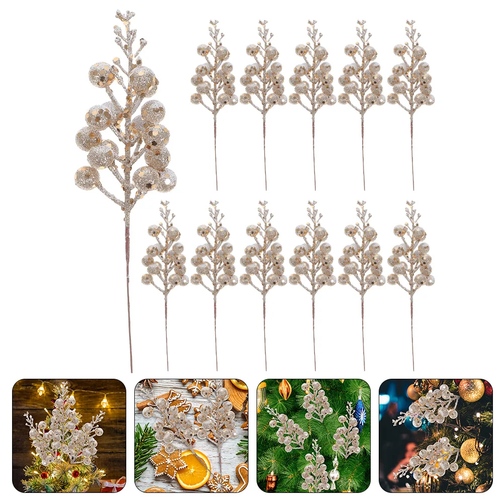 12 Pcs Christmas Imitation Berries DIY Wreath Tree Artificial Berry Fake Stem Foam Picks Plants & Flowers Decorations Realistic
12 Pcs Christmas Imitation Berries DIY Wreath Tree Artificial Berry Fake Stem Foam Picks Plants & Flowers Decorations Realistic
