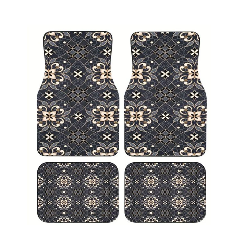 Vintage European Floral Pattern Car Floor Mats 4pcs Universal Fit Non-slip Foot Pads for Car SUV Truck
Vintage European Floral Pattern Car Floor Mats 4pcs Universal Fit Non-slip Foot Pads for Car SUV Truck