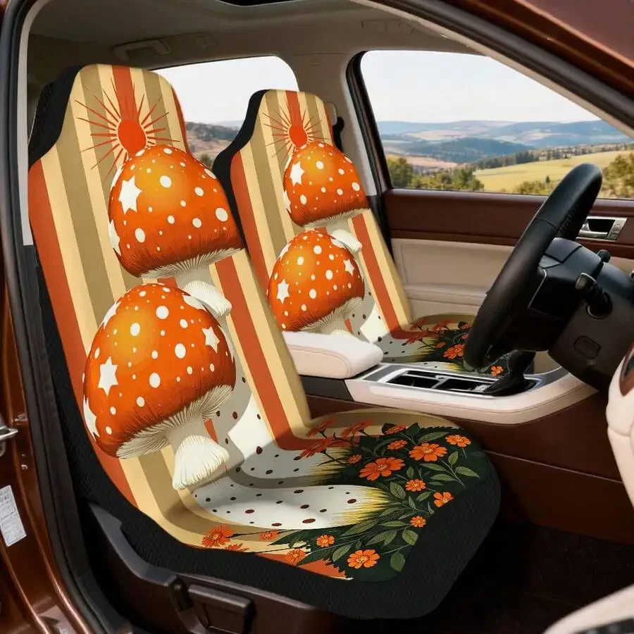 1Pc Flat Print Mushroom And Flower Pattern Car Front Seat Cover All Seasons Durable Washable
1Pc Flat Print Mushroom And Flower Pattern Car Front Seat Cover All Seasons Durable Washable
