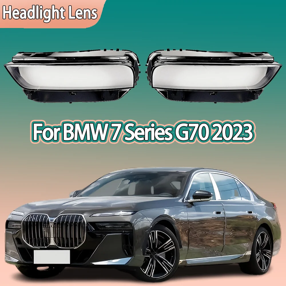 For BMW 7 Series G70 2023 Car Front Headlamp Cover Transparent Headlight Shell Lens Replace Original Lampshade Plexiglass
For BMW 7 Series G70 2023 Car Front Headlamp Cover Transparent Headlight Shell Lens Replace Original Lampshade Plexiglass