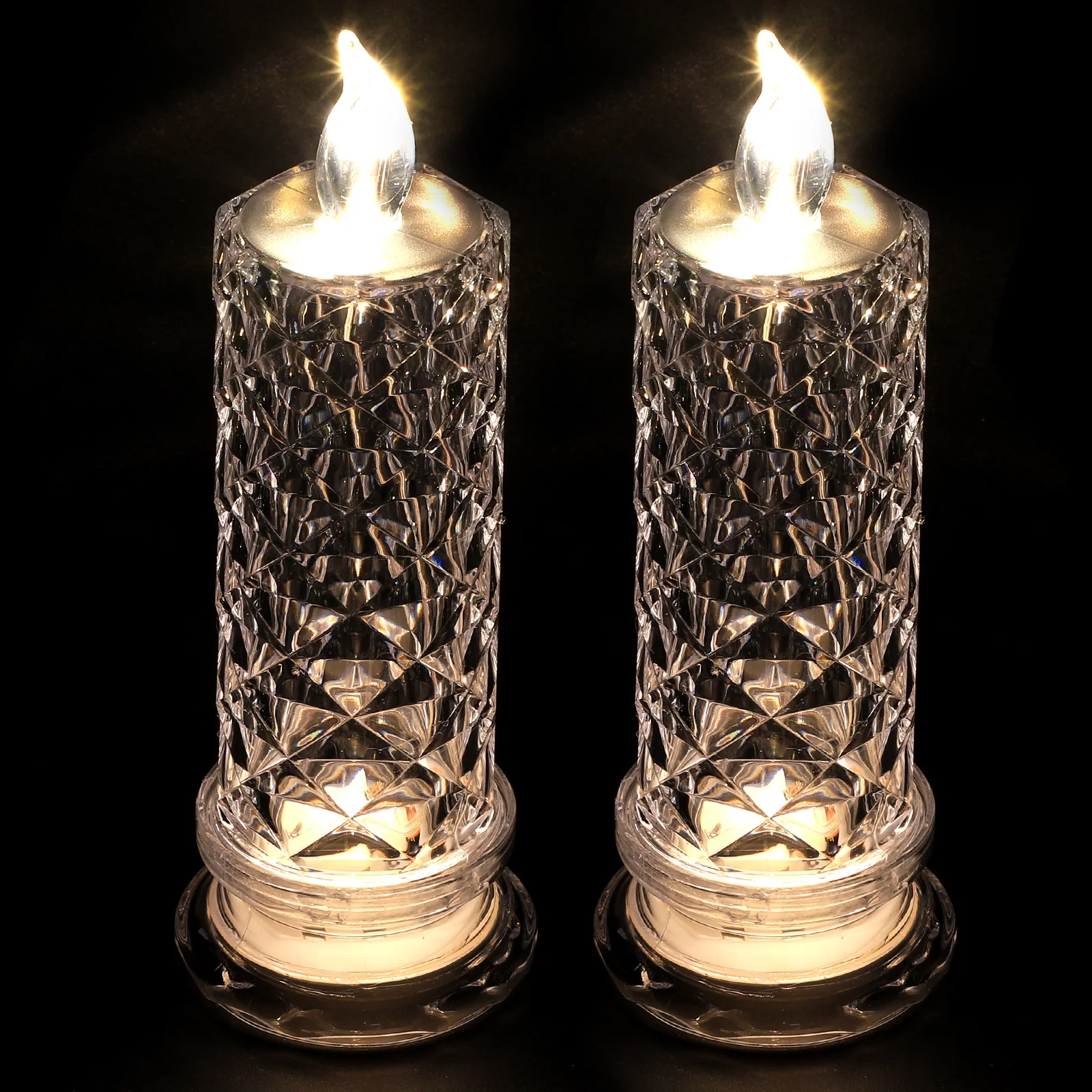 2pcs Electronic Light LED Decorative Tabletop Candles Flickering Operated Night Light Romantic Flameless Wedding
2pcs Electronic Light LED Decorative Tabletop Candles Flickering Operated Night Light Romantic Flameless Wedding