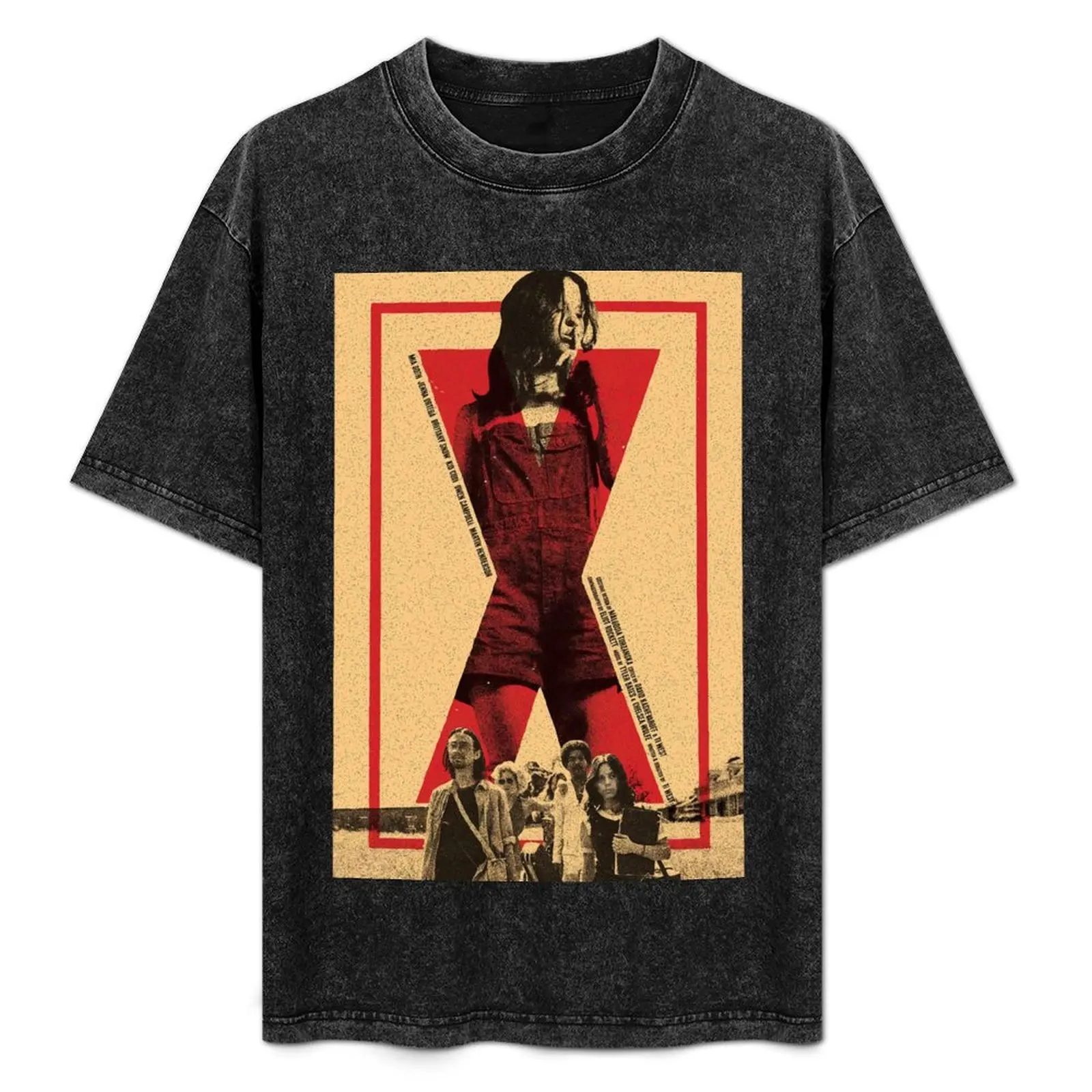 X Movie, Pearl Movie red T-Shirt Basic Daily Outfit Short Sleeve Tee
X Movie, Pearl Movie red T-Shirt Basic Daily Outfit Short Sleeve Tee