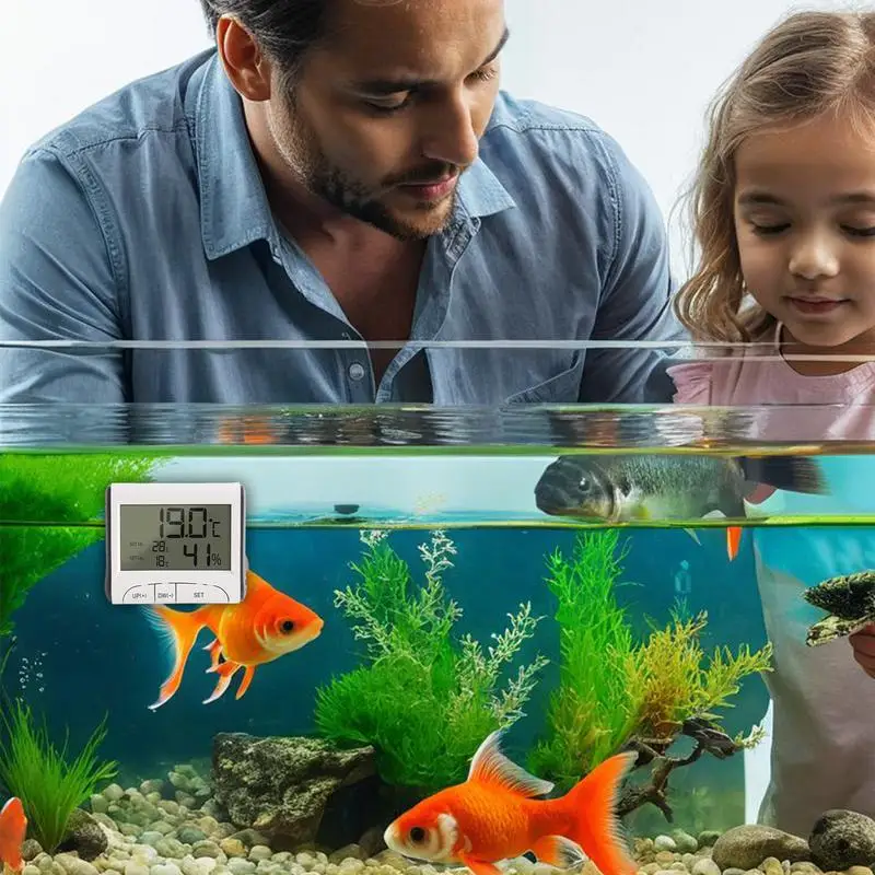 Fish Tank Temperature Gauge Stick-On Digital Aquarium Thermostat Accurate Reading Sensor For Aquarium Temperature Measurement
Fish Tank Temperature Gauge Stick-On Digital Aquarium Thermostat Accurate Reading Sensor For Aquarium Temperature Measurement