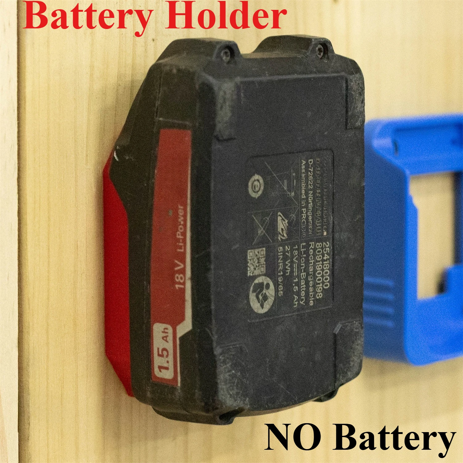 Battery Holder for Metabo 20V Li-ion Battery Workshop Wall Mount Bracket Dock Holder Stand with Screw 1/3/6pcs(NO Battery)
Battery Holder for Metabo 20V Li-ion Battery Workshop Wall Mount Bracket Dock Holder Stand with Screw 1/3/6pcs(NO Battery)