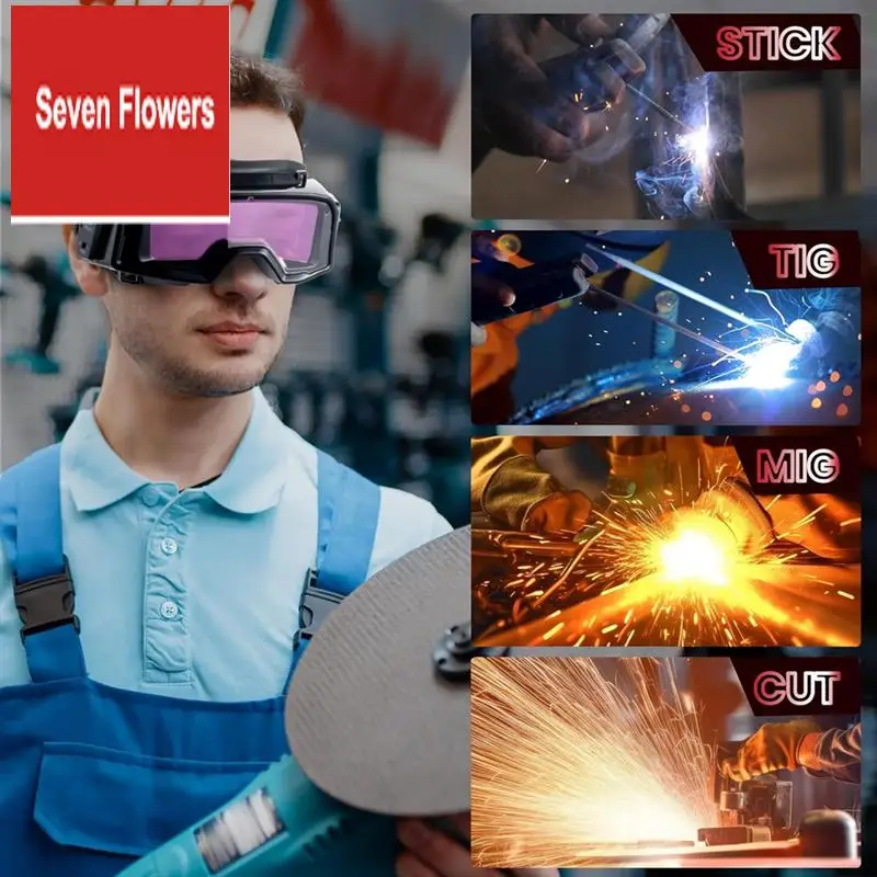 A84Z-Auto Darkening Welding Goggles, Wide Rang Shade 4/5-9/9-13, Welding Glasses With Welder Mask And 10 Replacement Lenses
A84Z-Auto Darkening Welding Goggles, Wide Rang Shade 4/5-9/9-13, Welding Glasses With Welder Mask And 10 Replacement Lenses