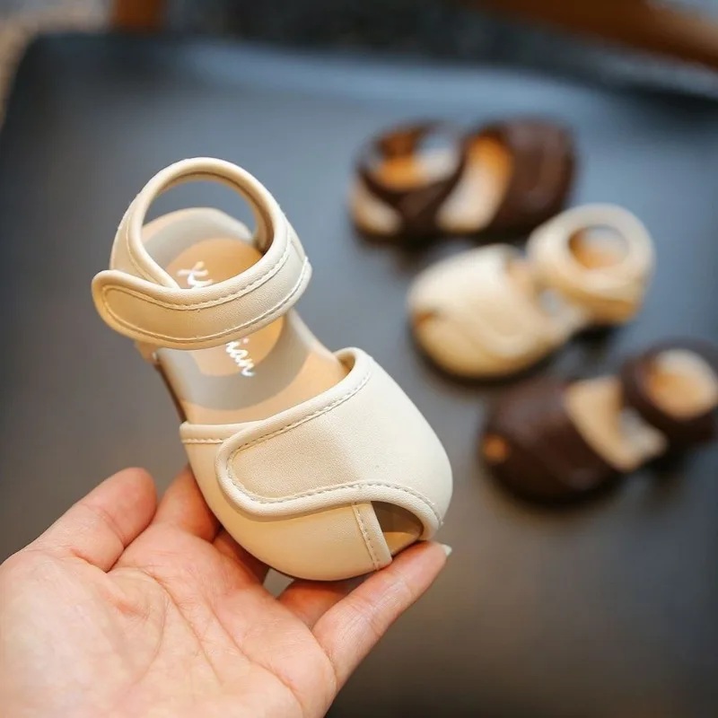 Baby Walking Sandals2026 Spring/Summer New Korean Edition Child Soft Single Shoe Fashion Baby Anti Slip Girl Walking Sandals
Baby Walking Sandals2026 Spring/Summer New Korean Edition Child Soft Single Shoe Fashion Baby Anti Slip Girl Walking Sandals