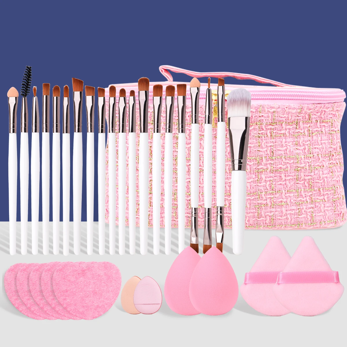 Комбинированный набор кистей для макияжа, 28/32 шт., портативный дорожный набор для чистки лица и макияжа, универсальный для повседневного/специального случая.
Комбинированный набор кистей для макияжа, 28/32 шт., портативный дорожный набор для чистки лица и макияжа, универсальный для повседневного/специального случая.