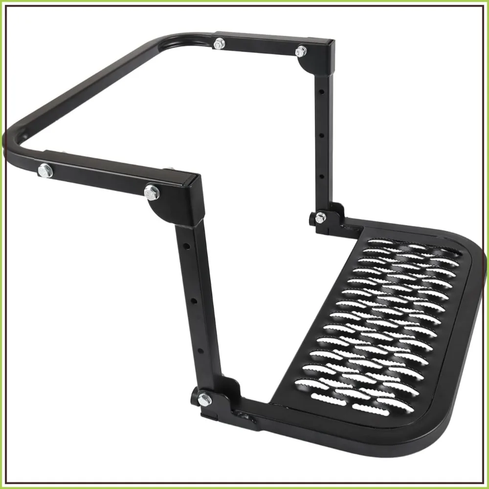 Folding Heavy Duty Tire Step for Truck, SUV and RV Adjustable Tire Mounted Step Fit Most Tire 10.2" to 14.4", Rated 300 Lbs, Shark Jaw Non-Slip Design
Folding Heavy Duty Tire Step for Truck, SUV and RV Adjustable Tire Mounted Step Fit Most Tire 10.2" to 14.4", Rated 300 Lbs, Shark Jaw Non-Slip Design