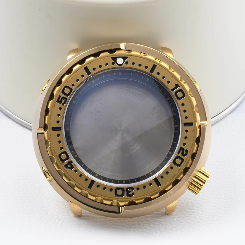 Watch case Aluminum bronze super Luminous Tuna Can Sapphire glass Diving watch case fits Seiko for NH35/NH36 Automatic Movement
Watch case Aluminum bronze super Luminous Tuna Can Sapphire glass Diving watch case fits Seiko for NH35/NH36 Automatic Movement