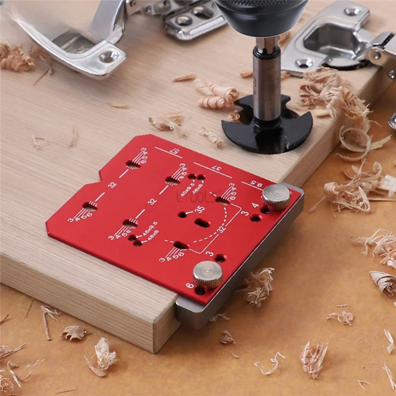 AB33-Cabinet Hinge Jig,Adjustable Drilling 35Mm Drill Guide Concealed Hinge Jig,Fits 45Mm & 48Mm Two-Hole Distance Hinges
AB33-Cabinet Hinge Jig,Adjustable Drilling 35Mm Drill Guide Concealed Hinge Jig,Fits 45Mm & 48Mm Two-Hole Distance Hinges
