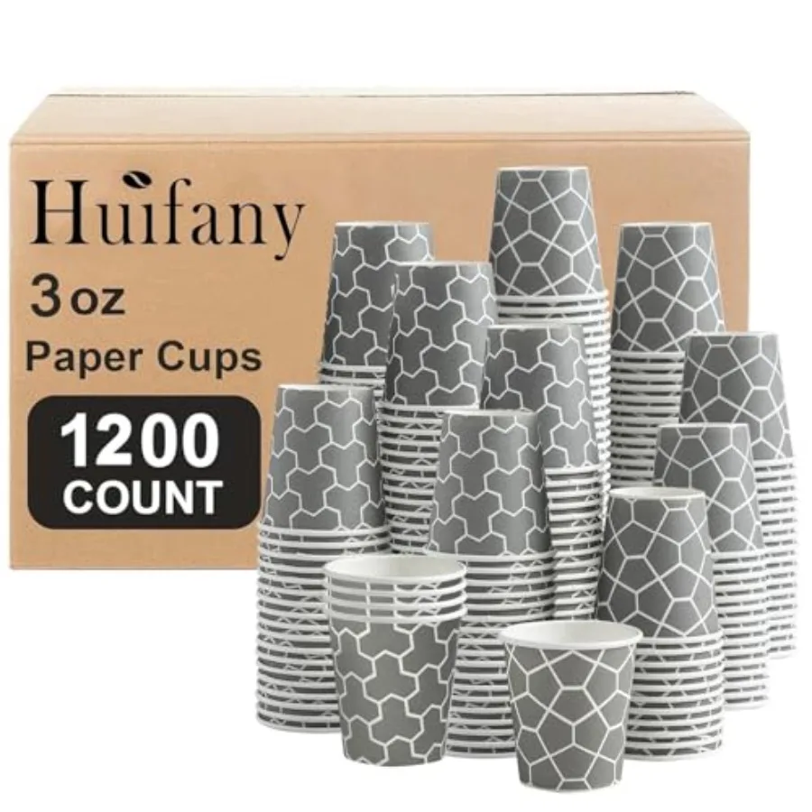 1200 Pack Paper Cups, Disposable Bathroom Cups Small Mouthwash Cups, Hot/Cold Beverage Drinking Mini Cup for Party, Picnics, Wa
1200 Pack Paper Cups, Disposable Bathroom Cups Small Mouthwash Cups, Hot/Cold Beverage Drinking Mini Cup for Party, Picnics, Wa