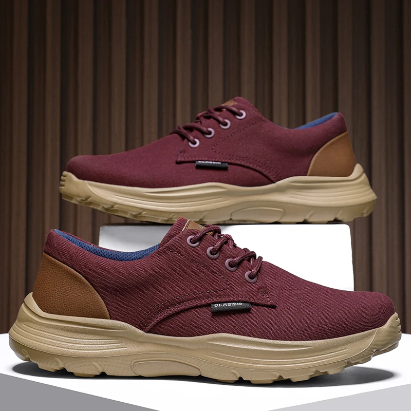 Men Casual Sneakers Ultra Light Thick Sole Anti Slip Outdoor Walking Shoes Comfort Lace Up Low Cut Daily Wear Loafers Man
Men Casual Sneakers Ultra Light Thick Sole Anti Slip Outdoor Walking Shoes Comfort Lace Up Low Cut Daily Wear Loafers Man
