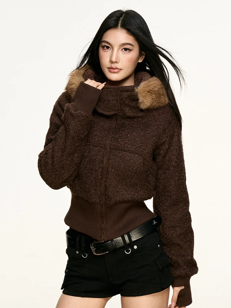 Aaisup American Sle Detachable Fur Collar Hooded Cotton Jaet Women Winter New Thi Warm Waist Cinched ort Coat Trendy
Aaisup American Sle Detachable Fur Collar Hooded Cotton Jaet Women Winter New Thi Warm Waist Cinched ort Coat Trendy
