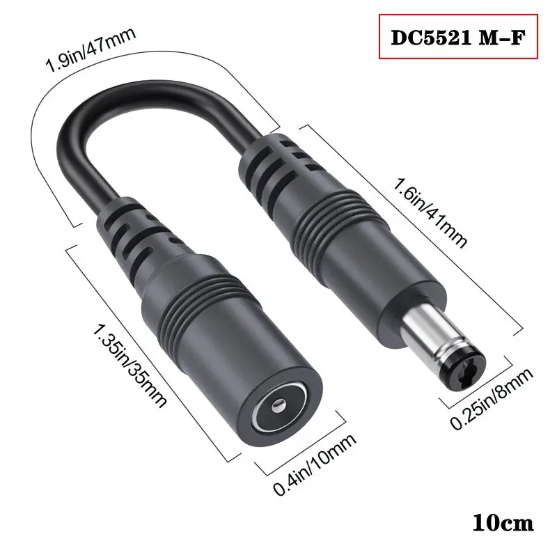 Холодностойкий 22AWG медный сердечник DC5, 5*2,1 мм от мужского до женского стандарта кабеля-удлинителя
Холодностойкий 22AWG медный сердечник DC5, 5*2,1 мм от мужского до женского стандарта кабеля-удлинителя