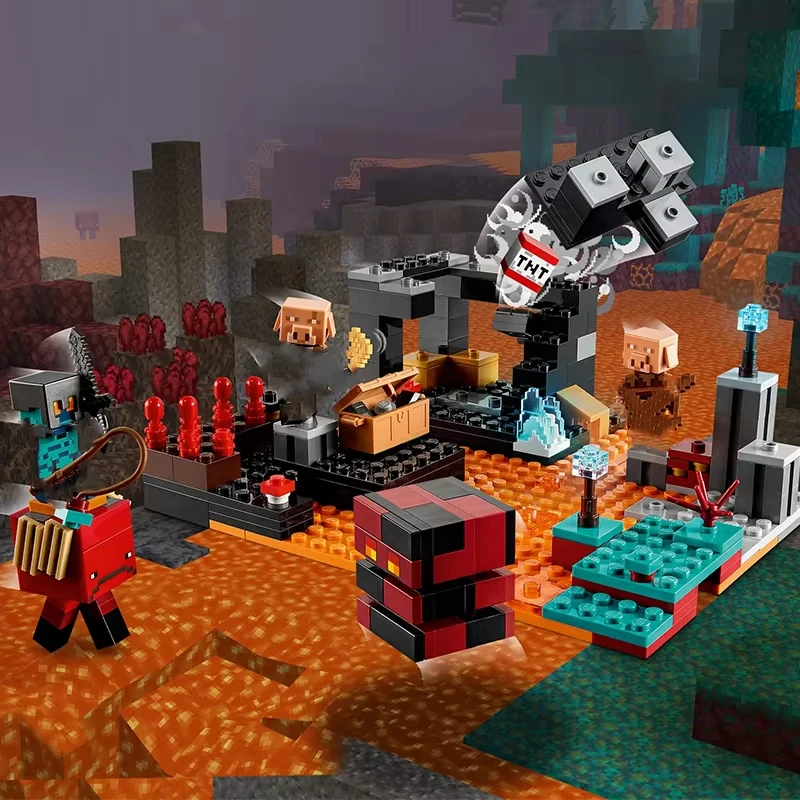 Совместимые наборы MOC, серия MC My World, строительные блоки, Нидер, басть, Magma Cube, свиньи, Strider, детские игрушки, подарок
Совместимые наборы MOC, серия MC My World, строительные блоки, Нидер, басть, Magma Cube, свиньи, Strider, детские игрушки, подарок