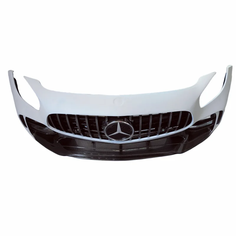 =Factory direct sales of high-quality carbon fiber resin primer GTR style front bumper for Mercedes Benz AMG GT GTC GTS body kit
=Factory direct sales of high-quality carbon fiber resin primer GTR style front bumper for Mercedes Benz AMG GT GTC GTS body kit