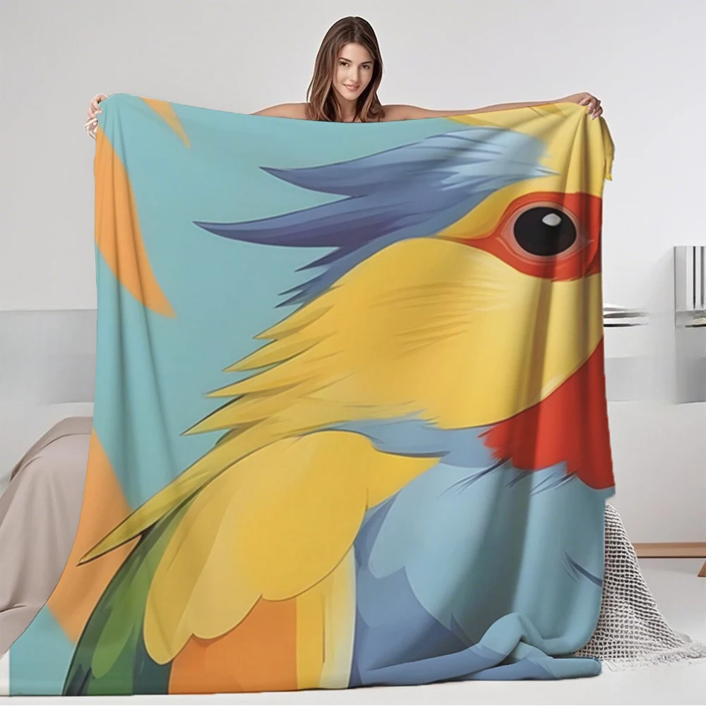 Practical Flannel Cozy Blanket Cockatiel Art Coastal Nautical Throw Luxury Throw Durable Machine-washable Blankets For Newborns
Practical Flannel Cozy Blanket Cockatiel Art Coastal Nautical Throw Luxury Throw Durable Machine-washable Blankets For Newborns