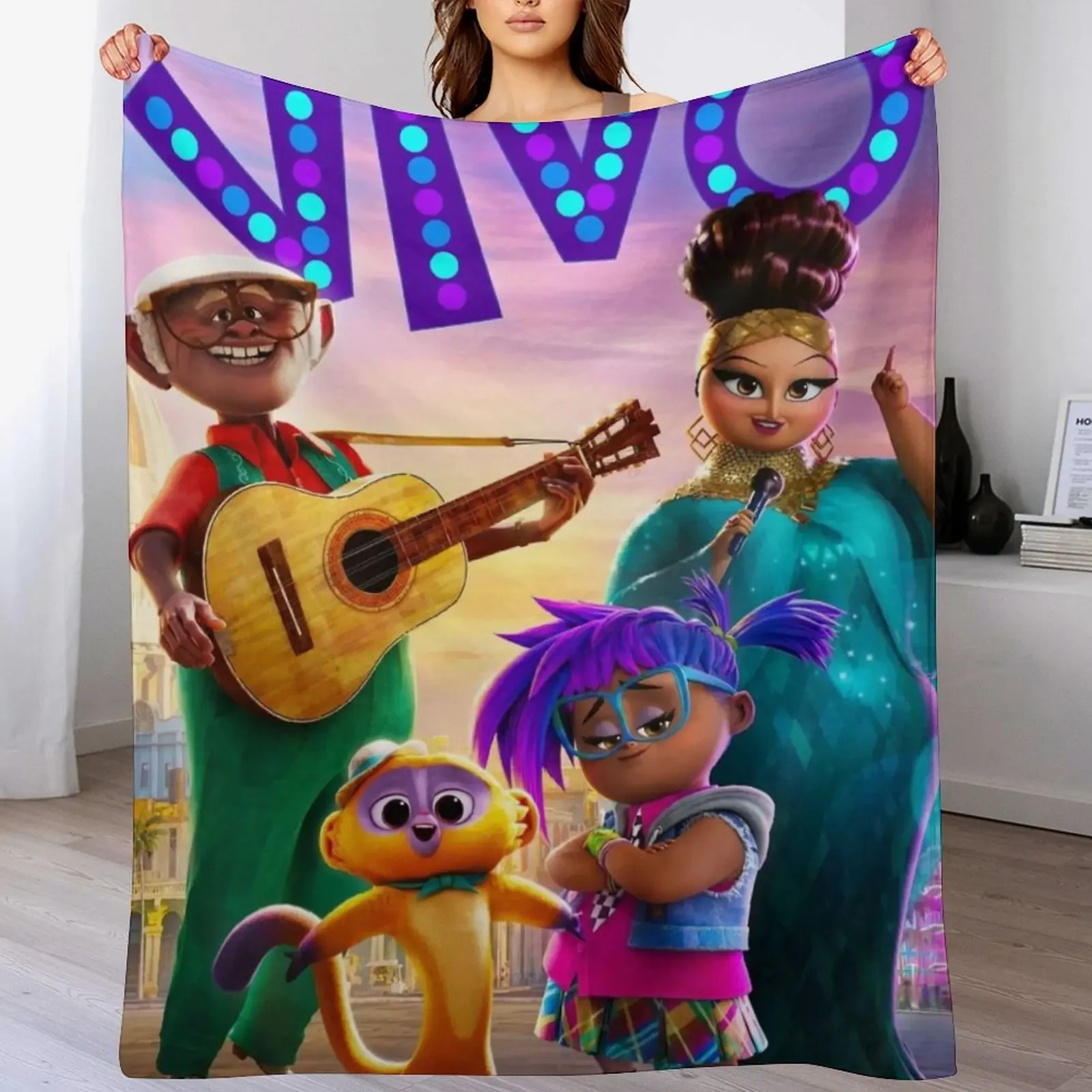 Vivo Throw Blanket All Weather Soft Throw Blanket for Sofa
Vivo Throw Blanket All Weather Soft Throw Blanket for Sofa