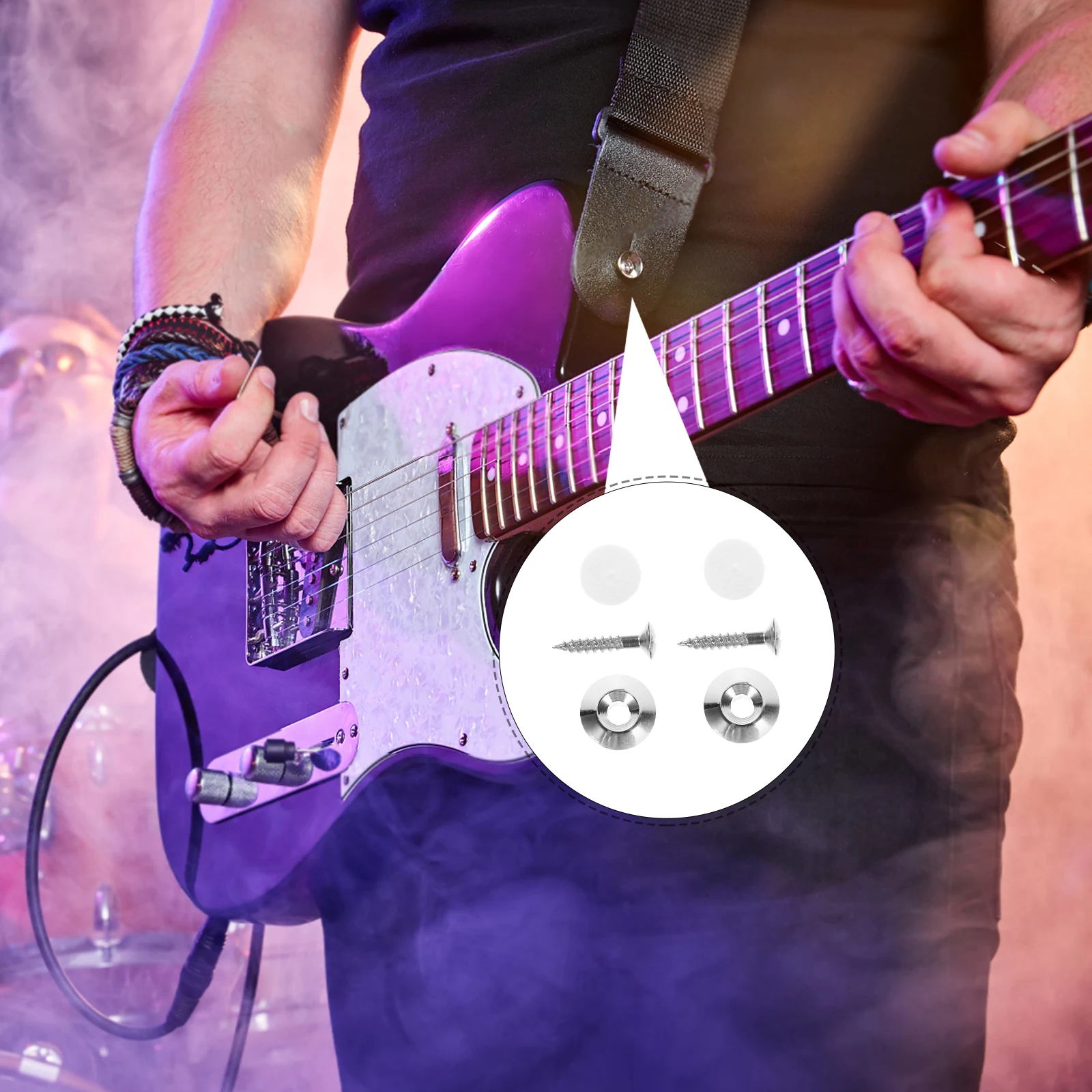 2pcs Mushroom Buckle Metal Guitar Electric Guitar Strap Buttons Acoustic Electric Lock Buttons Ukulele Strap Pins
2pcs Mushroom Buckle Metal Guitar Electric Guitar Strap Buttons Acoustic Electric Lock Buttons Ukulele Strap Pins
