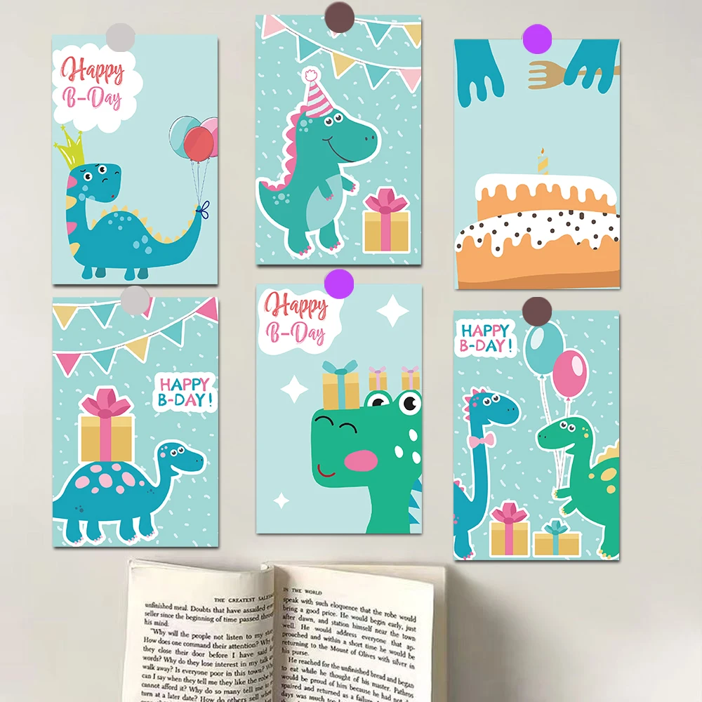 10PCS Cute Dinosaur Birthday Sticker Poster Nostalgia Skateboard Collocation Coffee Harajuku Background For Room Gift Wall Card
10PCS Cute Dinosaur Birthday Sticker Poster Nostalgia Skateboard Collocation Coffee Harajuku Background For Room Gift Wall Card