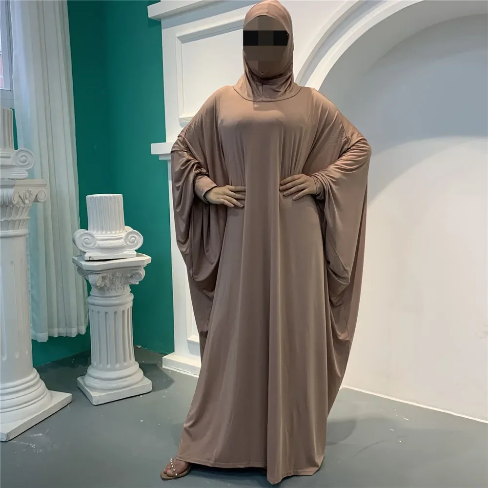 Modest Overhead Abaya Muslim Women Prayer Garment Hooded Dress Robe Arabic Kaftan Khimar Abayas Gown Eid Ramadan Islamic Clothes
Modest Overhead Abaya Muslim Women Prayer Garment Hooded Dress Robe Arabic Kaftan Khimar Abayas Gown Eid Ramadan Islamic Clothes
