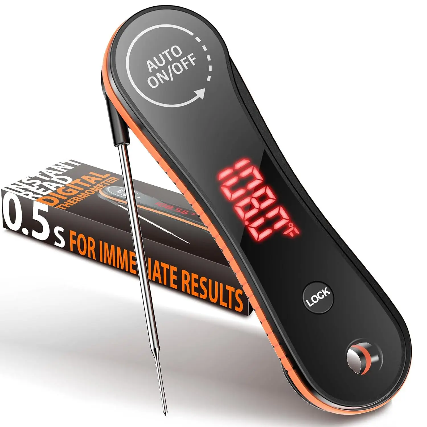 0.5 seconds fast temperature measurement meat thermometer outdoor food barbecue thermometer
0.5 seconds fast temperature measurement meat thermometer outdoor food barbecue thermometer
