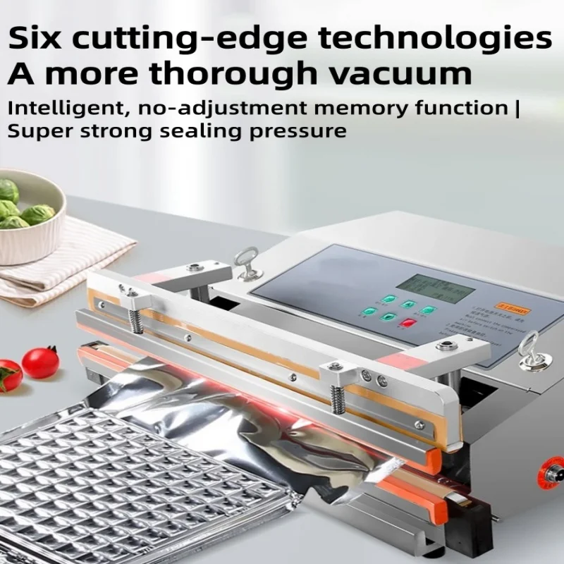 Stainless Steel External Pump Digital Vacuum Sealer Multi-Mode Food Hardware Vacuum Packaging Machine
Stainless Steel External Pump Digital Vacuum Sealer Multi-Mode Food Hardware Vacuum Packaging Machine