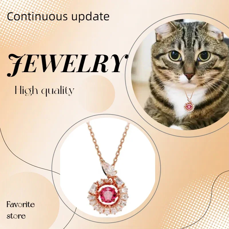 Cat Accessories Austrian Crystal Jewelry 2025 Snake Zodiac Necklace Plated rose gold Flash diamond intrinsic collarbone chain
Cat Accessories Austrian Crystal Jewelry 2025 Snake Zodiac Necklace Plated rose gold Flash diamond intrinsic collarbone chain