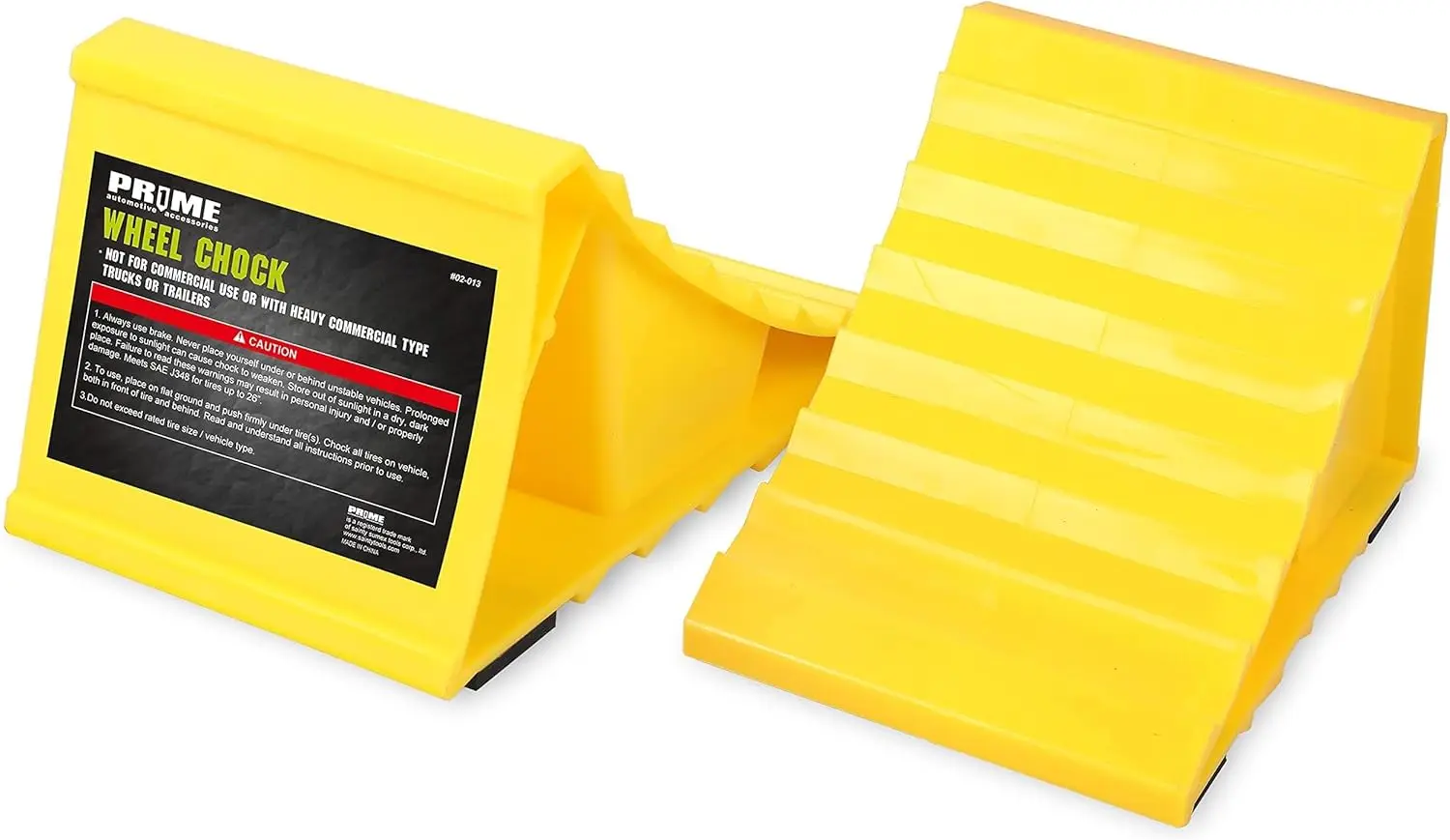 Wheel Chocks 2 Pack Heavy Duty Non-Slip Base for RV Trailer Car Camper Truck, Lightweight UV-Resistant, Bright Yellow
Wheel Chocks 2 Pack Heavy Duty Non-Slip Base for RV Trailer Car Camper Truck, Lightweight UV-Resistant, Bright Yellow