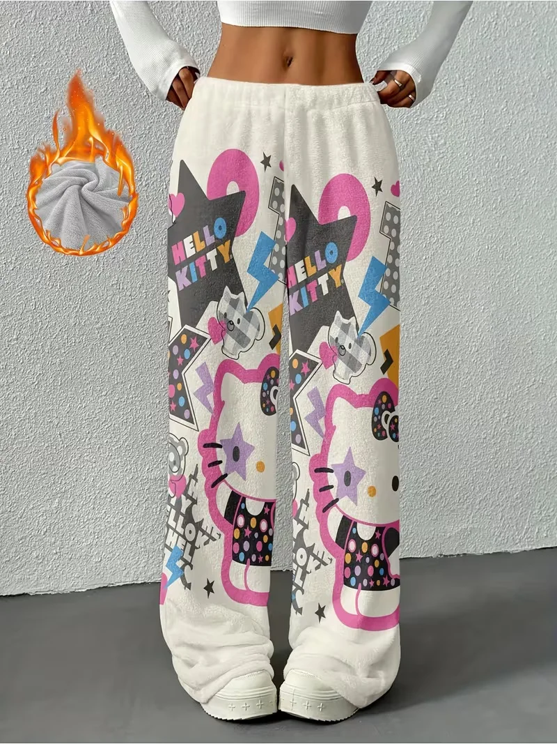 Sanrio Family Hello Kitty Series, рождественские спальные штаны, осенне-зимние плюшевые штаны с героями мультфильмов для взрослых и детей, теплые и повседневные
Sanrio Family Hello Kitty Series, рождественские спальные штаны, осенне-зимние плюшевые штаны с героями мультфильмов для взрослых и детей, теплые и повседневные