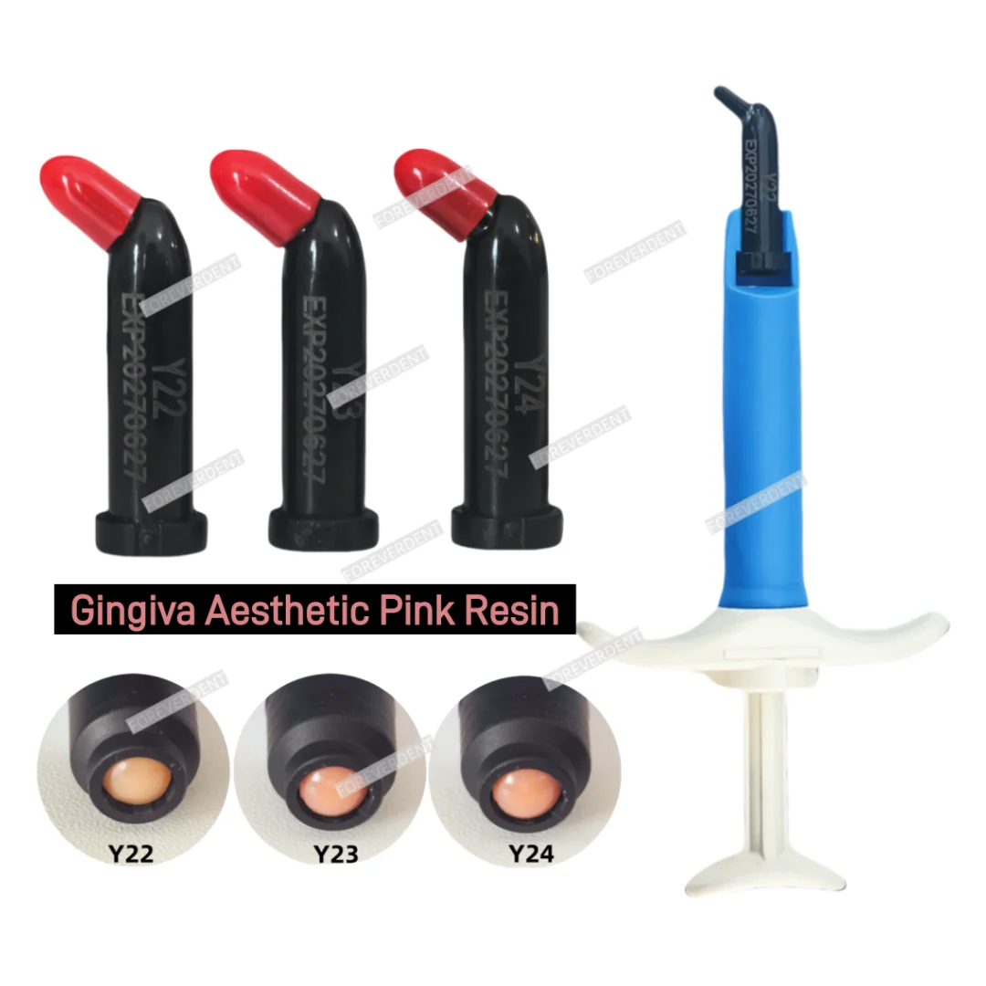 3D Gingiva Resin Dental Beautiful Gum Composite Highly Aesthetic Light Cure Capsules Tubes Dispenser Applicator Tips 0.4g/4.0g
3D Gingiva Resin Dental Beautiful Gum Composite Highly Aesthetic Light Cure Capsules Tubes Dispenser Applicator Tips 0.4g/4.0g