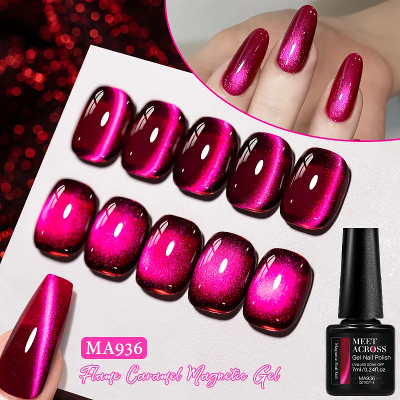 Flame Caramel Cat Magnetic Gel Nail Polish Red Glass Beads Effect Semi Permanent Soak Off UV LED Gel Varnish Nail Supplies DIY
Flame Caramel Cat Magnetic Gel Nail Polish Red Glass Beads Effect Semi Permanent Soak Off UV LED Gel Varnish Nail Supplies DIY