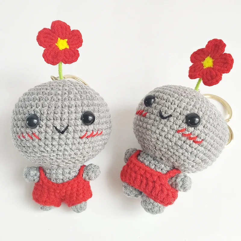Cute Gray Briquette Doll Crochet Keychains For Bag Pendant Handmaking Crochet Cartoon Briquette Doll Knitting Keychain For Gifts
Cute Gray Briquette Doll Crochet Keychains For Bag Pendant Handmaking Crochet Cartoon Briquette Doll Knitting Keychain For Gifts
