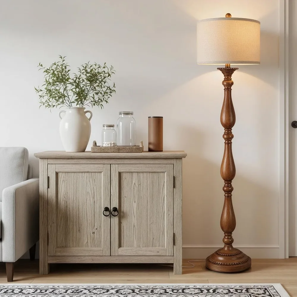 Vintage Rotary Switch Floor Lamp Rustic Farmhouse Standing Light with Linen Shade for Living Room Bedroom Dining Room Corner
Vintage Rotary Switch Floor Lamp Rustic Farmhouse Standing Light with Linen Shade for Living Room Bedroom Dining Room Corner