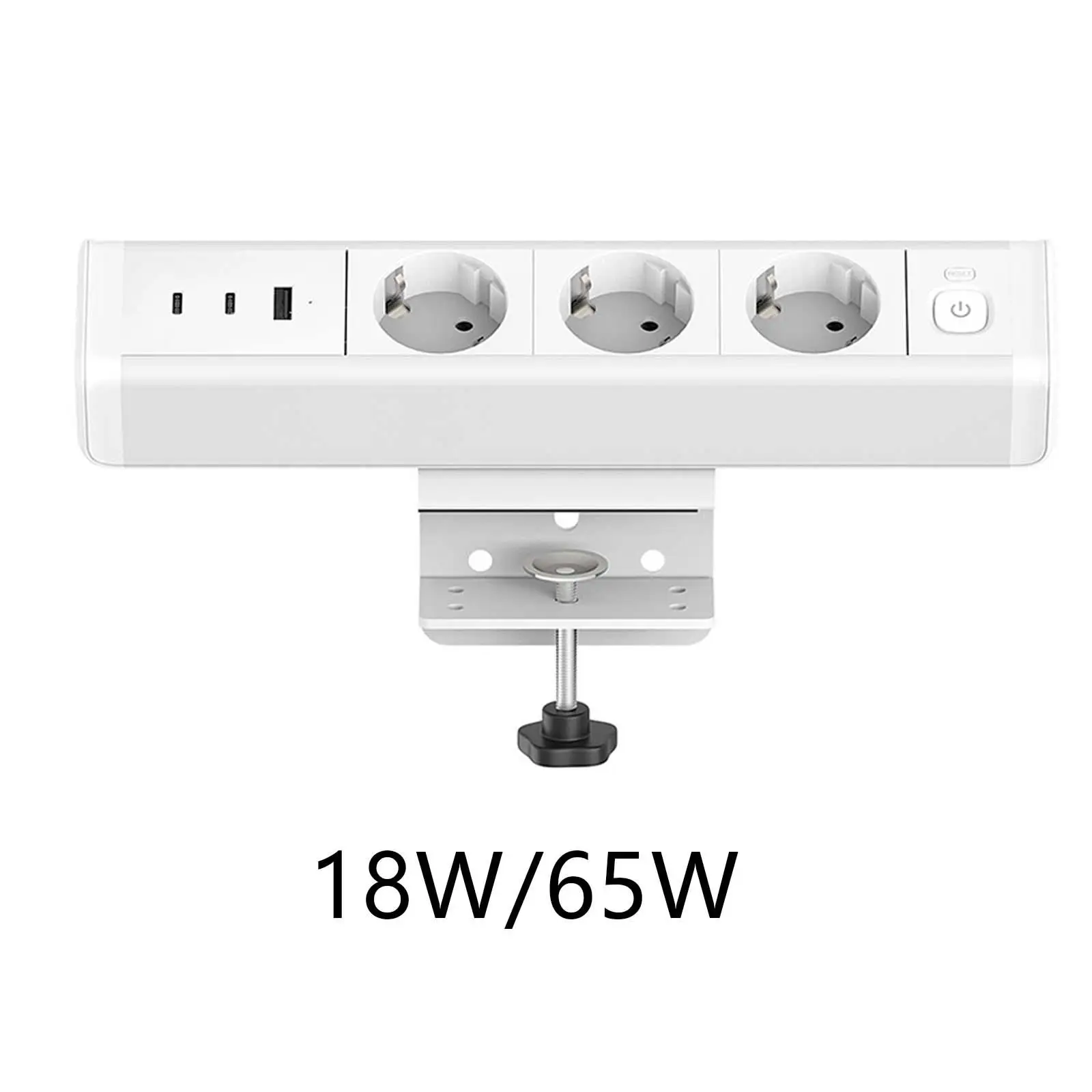 Clamp Power Outlet Socket Connect 3 Outlets High Performance Desk Edge Power Strip for Study Office Dormitory Hotel Living Room
Clamp Power Outlet Socket Connect 3 Outlets High Performance Desk Edge Power Strip for Study Office Dormitory Hotel Living Room