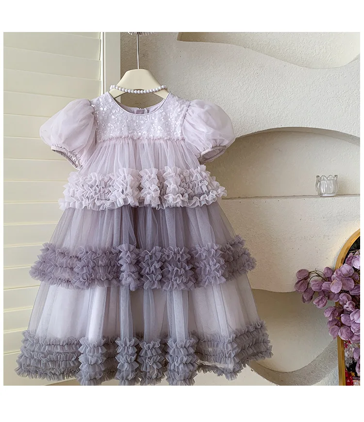 New Baby Summer Girls Boutique Sequined Lantern Sleeve Mesh Dress, Princess Kids Fashion Holiday Dresses 3-8T
New Baby Summer Girls Boutique Sequined Lantern Sleeve Mesh Dress, Princess Kids Fashion Holiday Dresses 3-8T