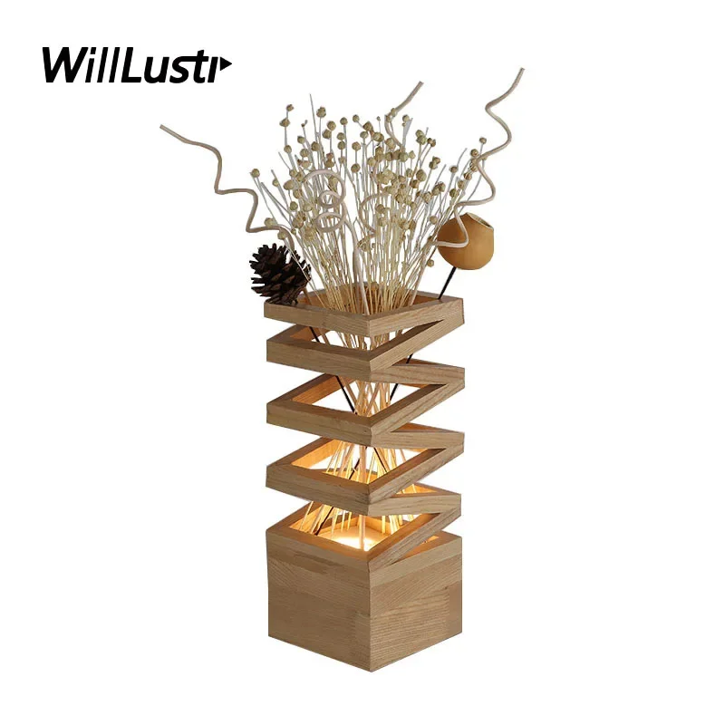 Creative Wood LED Table Lamp Minimalist Desk Light Hotel Cafe Bistro Living Room Bedside Study Modern Art Deco Wooden Lighting
Creative Wood LED Table Lamp Minimalist Desk Light Hotel Cafe Bistro Living Room Bedside Study Modern Art Deco Wooden Lighting
