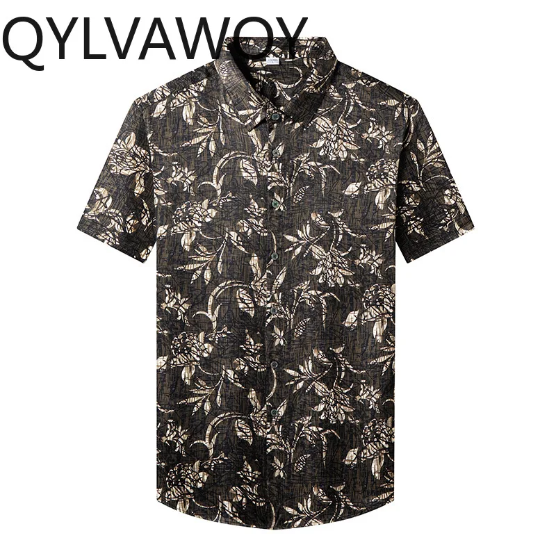 QYLVAWOY Summer Men's Shirts Thin Tops 92% Mulberry Silk Shirts for Man Printed Shirt Short Sleeve Man Clothing Business Casual
QYLVAWOY Summer Men's Shirts Thin Tops 92% Mulberry Silk Shirts for Man Printed Shirt Short Sleeve Man Clothing Business Casual