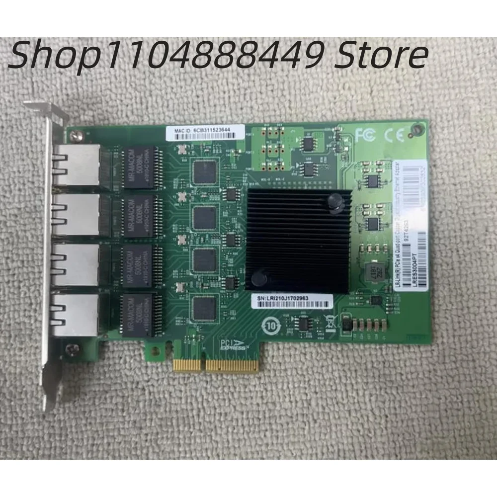 Four-port network card LRES3004PT 92T4263
Four-port network card LRES3004PT 92T4263
