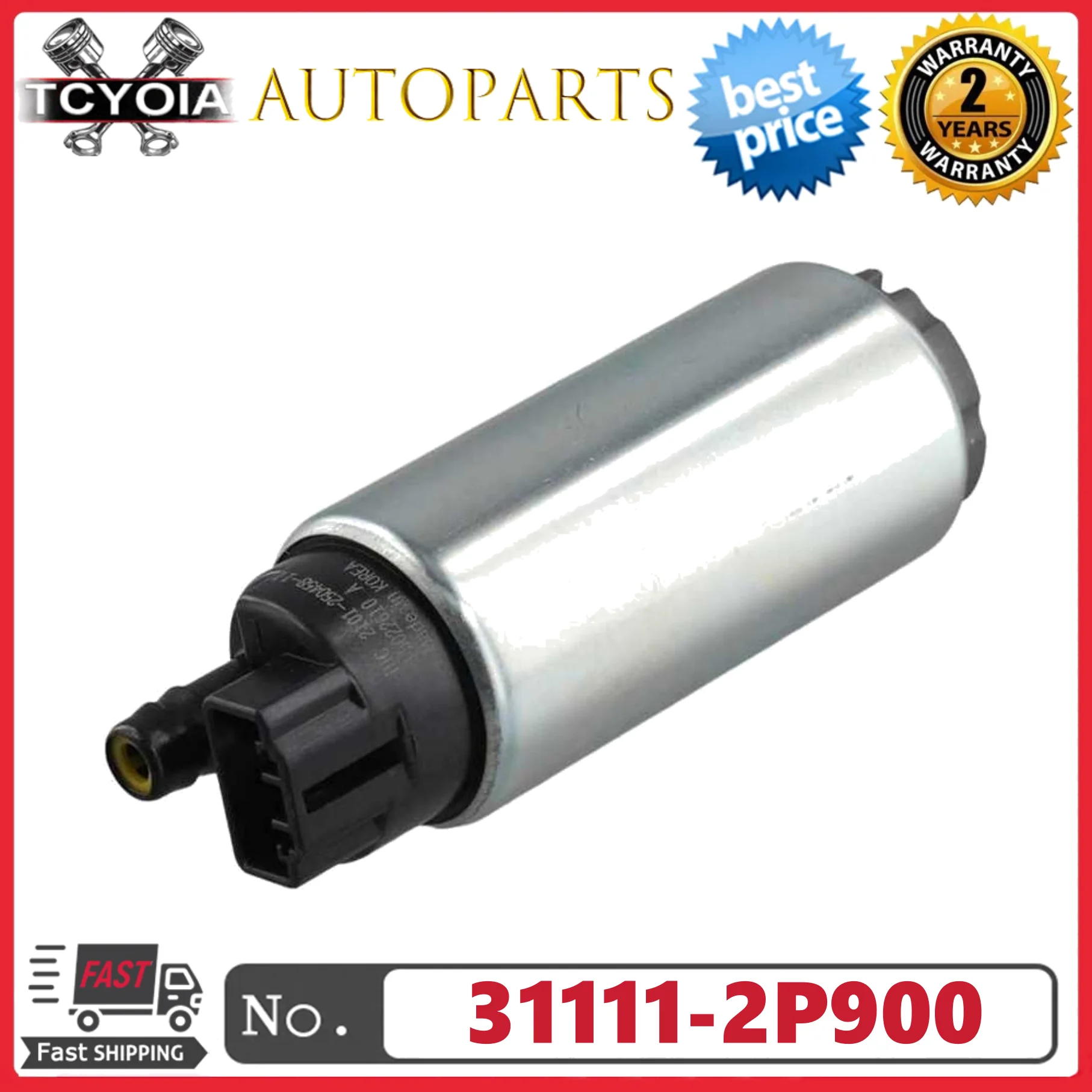 Fuel Pump 311112P900 31111-2P900 for Hyundai Tucson 2010-2022 Palisade 2010-2023 Kia Sorento
Fuel Pump 311112P900 31111-2P900 for Hyundai Tucson 2010-2022 Palisade 2010-2023 Kia Sorento