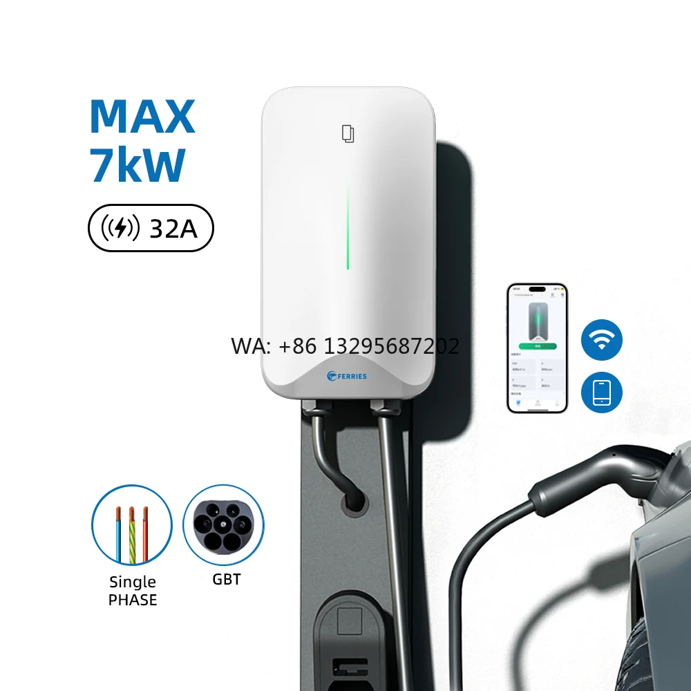 Byd Car Charging 7kW IP65 32A GBT Single Phase Smart Wallbox EV Charger for Electric Cars and Vehicles With Bluetooth Wi-Fi 4G
Byd Car Charging 7kW IP65 32A GBT Single Phase Smart Wallbox EV Charger for Electric Cars and Vehicles With Bluetooth Wi-Fi 4G