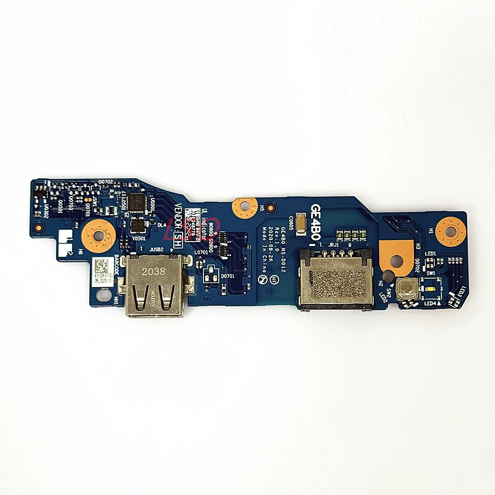 For Lenovo Thinkpad E14 Gen2 Gen3 switch board, network port board USB small board NS-D012
For Lenovo Thinkpad E14 Gen2 Gen3 switch board, network port board USB small board NS-D012