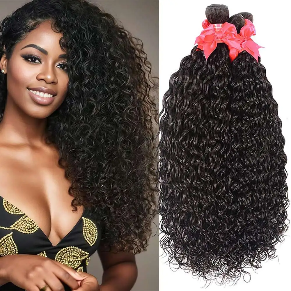 Water Wave 1/3/4 Bundles Human Hair Brazilian Hair Bundles Water Curly Remy Hair Weft Human Hair for Black Women Natural Color
Water Wave 1/3/4 Bundles Human Hair Brazilian Hair Bundles Water Curly Remy Hair Weft Human Hair for Black Women Natural Color