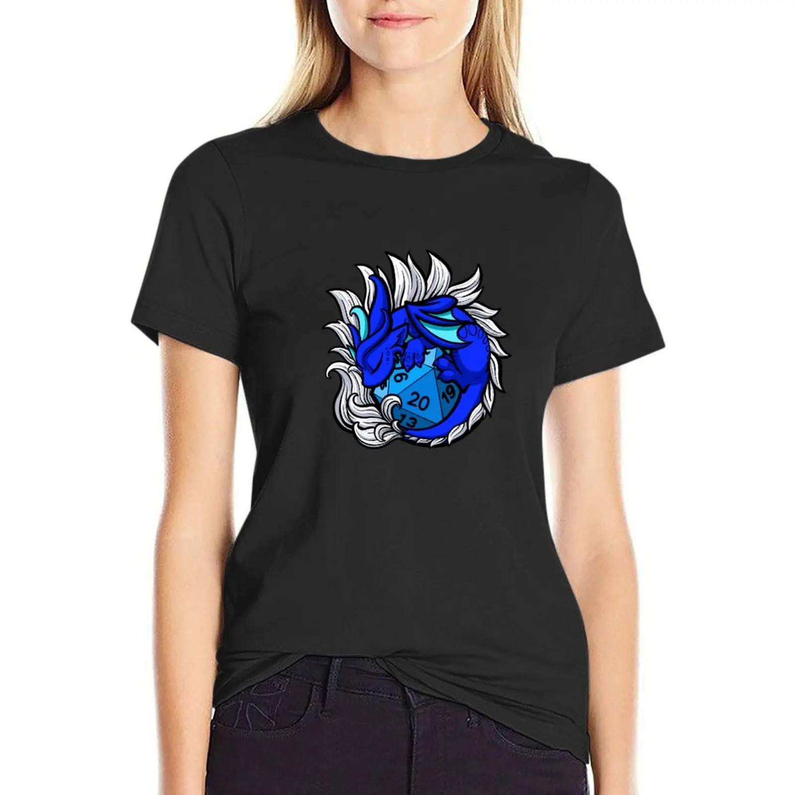 Sleeping Dice Dragon T-Shirt sweat heavyweights hippie clothes graphic t-shirts for Women
Sleeping Dice Dragon T-Shirt sweat heavyweights hippie clothes graphic t-shirts for Women
